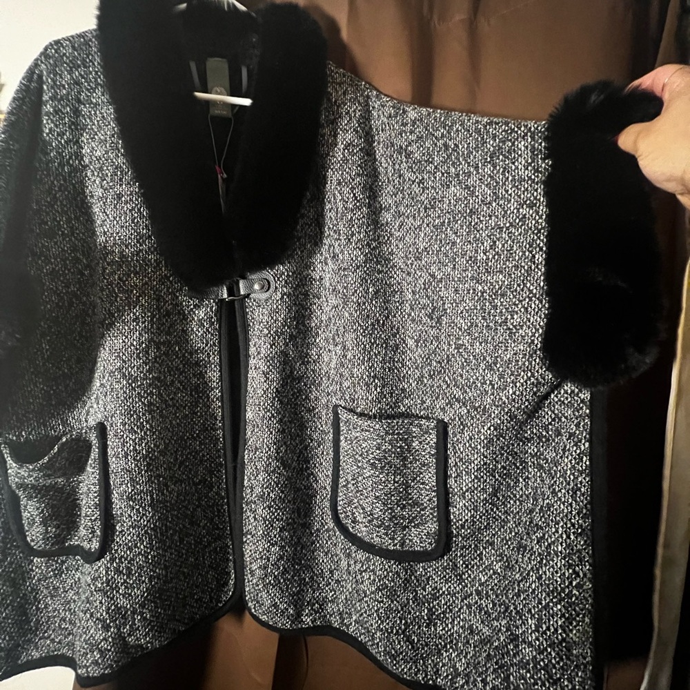 Vince Camuto Faux Fur Shawl